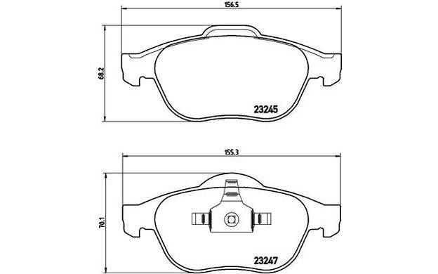 Dischi pastiglie freno Renault Scenic Bosch Ate Optimal pinze freno revisionate - Foto 4