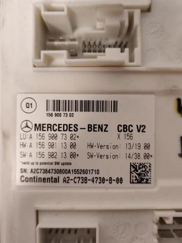 CENTRALINA SAM MERCEDES Classe B W246 2° Serie A1569007302 diesel 1461 (12) - Foto 2
