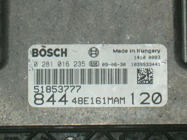 0281016235 Ecu centralina lancia delta 0281016235 51853777 edc16c39 - Foto 2
