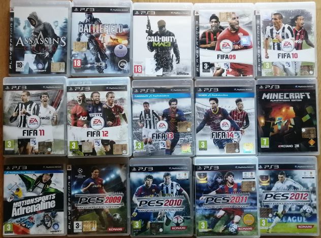 14 GIOCHI PS3 ORIGINALI PERFETTI tenuti benissimo