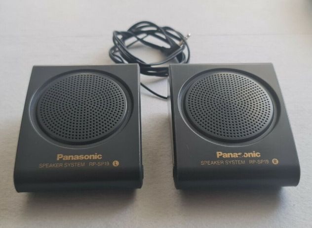 Casse Panasonic RP-SP19 L Speaker System Jack 3.5 come nuovo - Foto 5