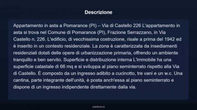 Immobile in asta di 66 m² in vendita a Pomarance - Foto 4
