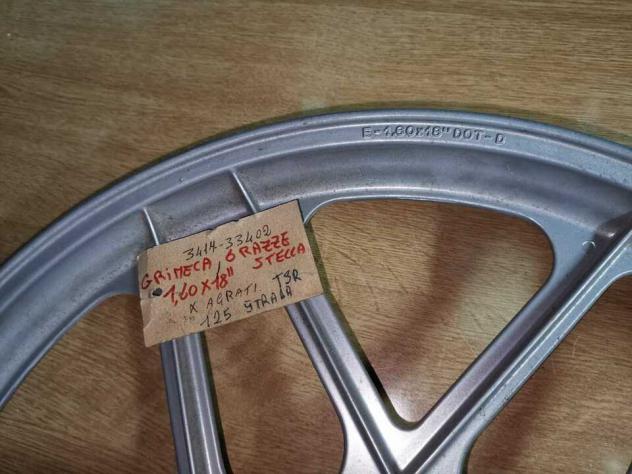 Cerchio Garelli TSR Fantic Strada 125cc Grimeca 341733402 - Foto 2