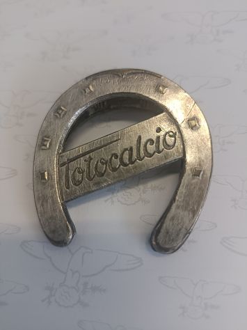 Totocalcio Bertone ferro cavallo fermacarte '70 - Foto 3