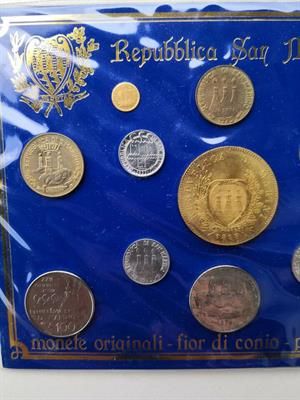 Numismatica Repubblica di San Marino 13 monete anni '80 - Foto 3