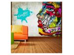 Fotomurale Adesivo Street Art Con Ragazza Arredalacasa