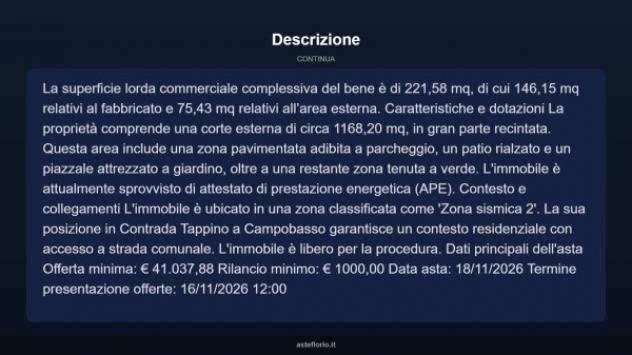 Immobile in asta di 133 m² in vendita a Campobasso - Foto 9