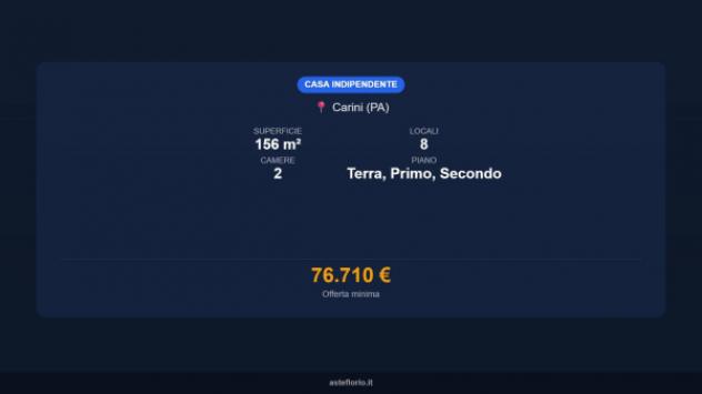 Immobile in asta di 156 m² con più di 5 locali in vendita a Carini - Foto 16