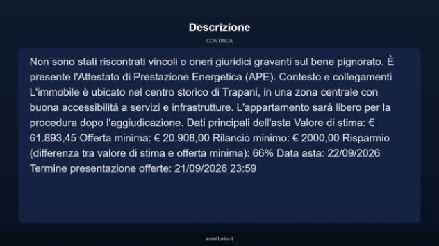 Immobile in asta di 76 m² in vendita a Trapani - Foto 14