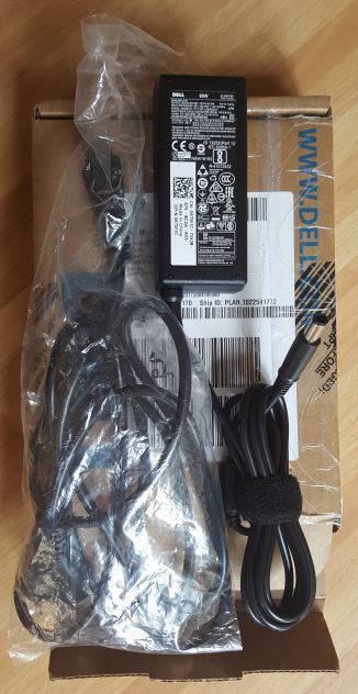 ALIMENTATORE AC-ADAPTER PER NOTEBOOK DELL 65W ORIGINALE - Foto 2