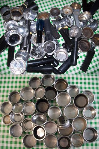 Braccetto portafiltro e Filtro x macchina da caffé