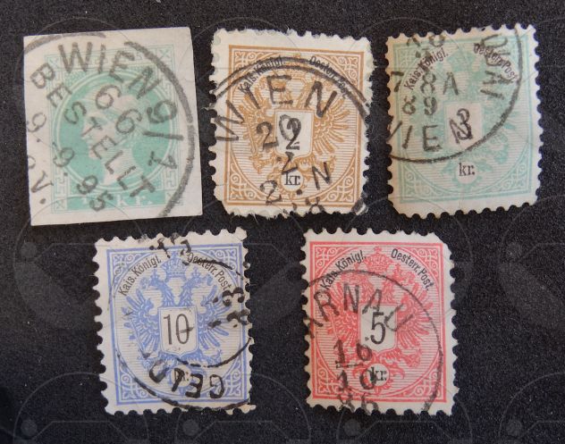 AUSTRIA 1850-1899 Lotto di 32 francobolli - Foto 3
