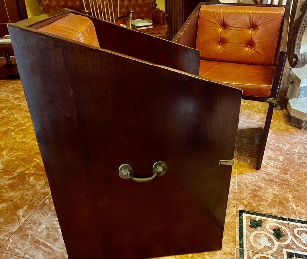 Scrivania + 2 poltrone vintage 1970 stile marina - Foto 4