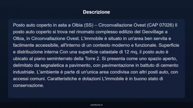 Immobile in asta di 12 m² in vendita a Olbia - Foto 4