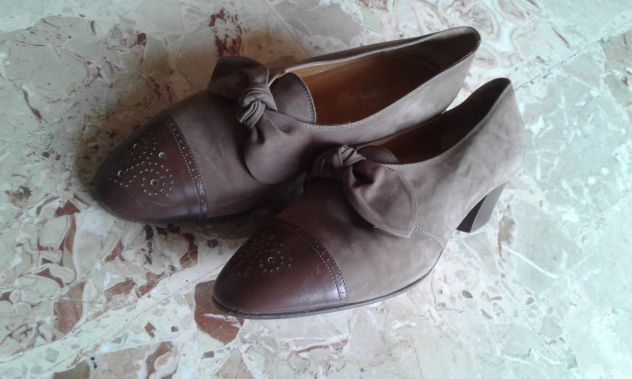 Scarpe vera pelle e cuoio e gomma Sanagens 40 - Foto 2