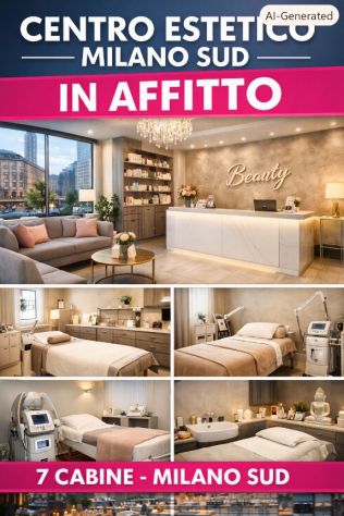 Centro estetico 7 cabine affitto