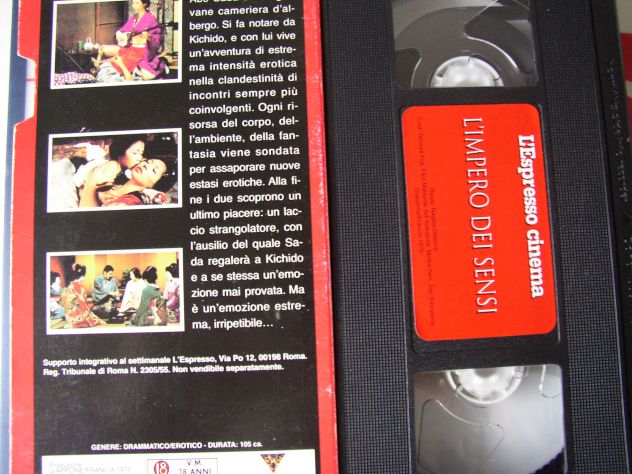 vhs l'impero dei sensi nagisa oshima - Foto 2