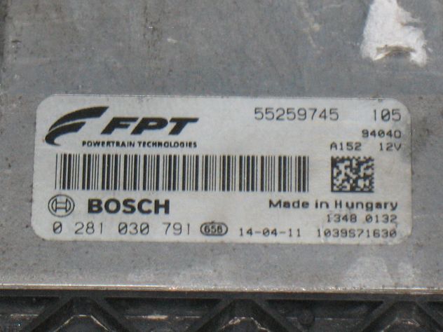 0281030791 ECU CENTRALINA ALFA GIULIETTA 2.0 MJT EDC17C49 0281030791 55259745 - Foto 2