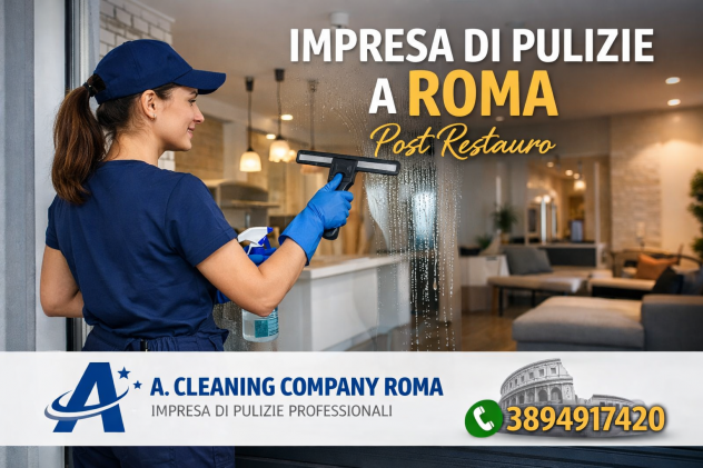 Impresa di pulizie Roma.A. cleaning Company Roma