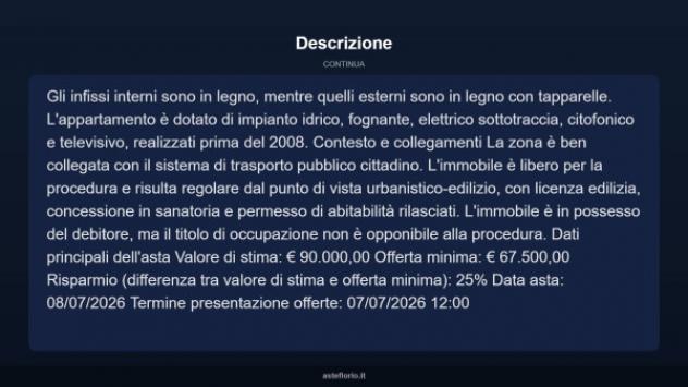 Immobile in asta di 78 m² con più di 5 locali in vendita a Manfredonia - Foto 16
