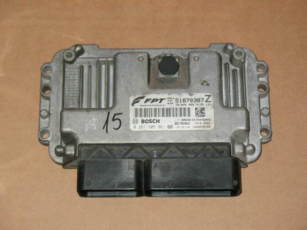 0261S05961 ECU FIAT 1.4 ME7.9.10 0261S05961 0 261 S05 961 51870387