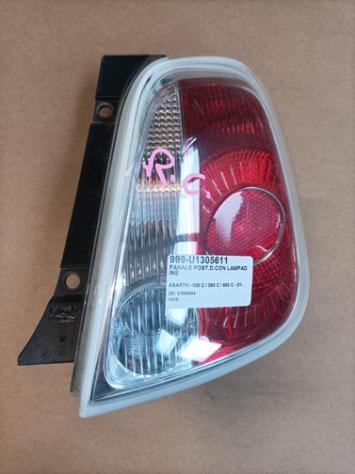 FANALE POST.D.CON LAMPADINE 999-U1305611 Parti elettriche Fanaleria Fanali Fanale post. dx. ABARTH - 500 C / 595 C / 695 C - 01-06-2010 - 01-05-201