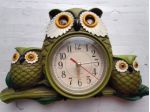 SIMPATICO OROLOGIO DA PARETE CON GUFI . EPOCA ATTUALE