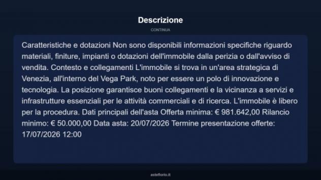 Immobile in asta di 4000 m² in vendita a Venezia - Foto 10