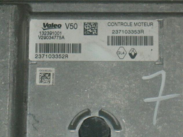 237103352R ECU Renault Captur 1.2 237103353R 237103352R Valeo V50 2013-2016 - Foto 4