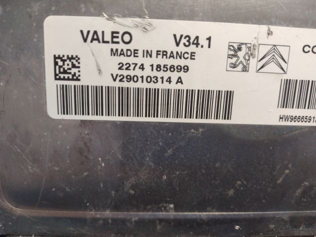 CITROEN C3 VALEO V34.1 BSI 966695180 HW9666591380 ECU CITROEN C3 1.4 V34 1 CMDE - Foto 3