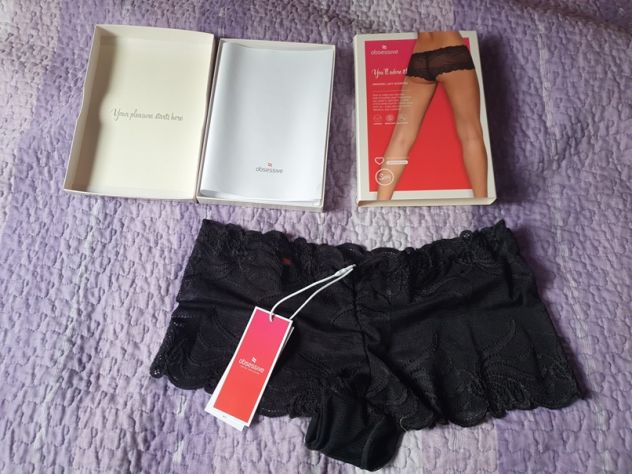 Sexy culotte brasiliana traparente nera elasticizzata Tg Unica-NUOVE - Foto 2