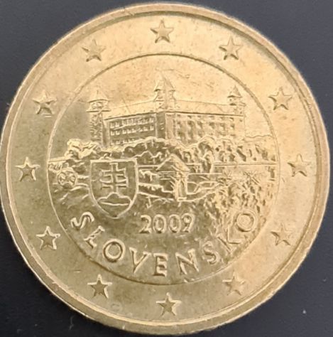 Moneta 50 eurocent Slovacchia 2009