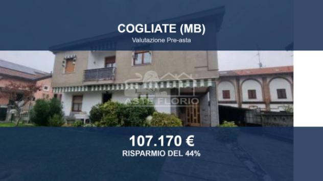 Immobile in asta di 109 m², box auto in vendita a Cogliate