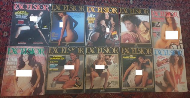 Lotto 10 Excelsior Samantha Fox Sabrina Salerno Laura Antonelli ecc