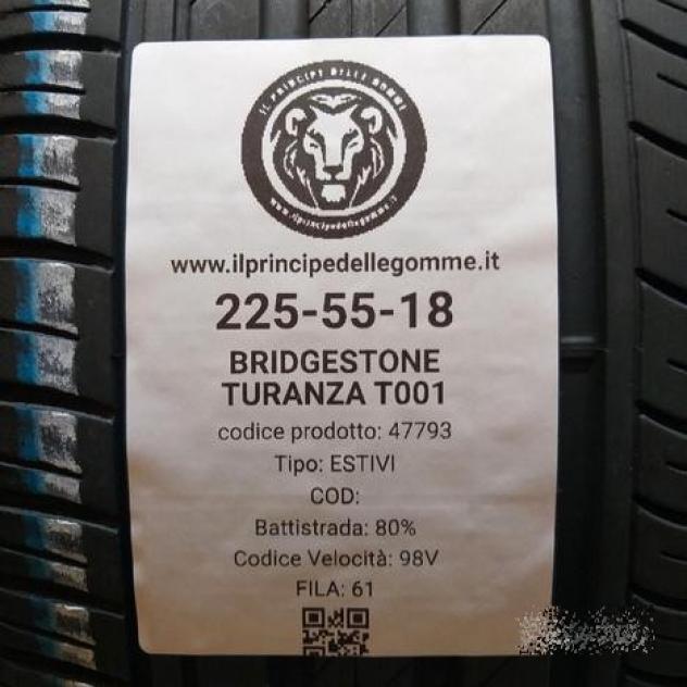 4 gomme 225 55 18 bridgestone a47793 - Foto 2