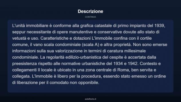 Immobile in asta di 34 m² in vendita a Roma - Foto 5
