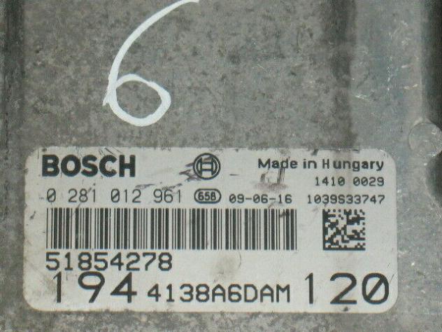 0281012961 ECU CROMA 1.9 JTD 0281012961 55208480 51854278 EDC16C39 - Foto 4