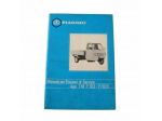 Manuale stazioni di servizio Piaggio Ape TM P703 P703V