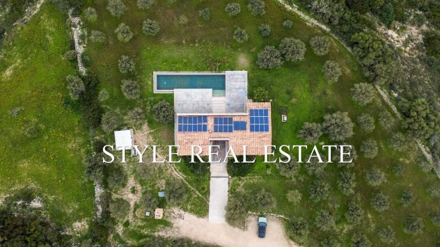 Villa panoramica vista mare tra Avola e Noto: uliveto, piscina a sfioro, privacy - Foto 8