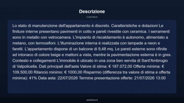 Immobile in asta di 101 m² in vendita a Sant'Ambrogio di Valpolicella - Foto 5