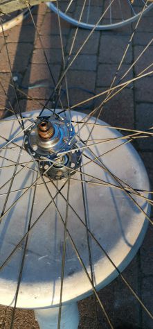 Cerchi bici corsa anni 70 x tubolare. - Foto 4