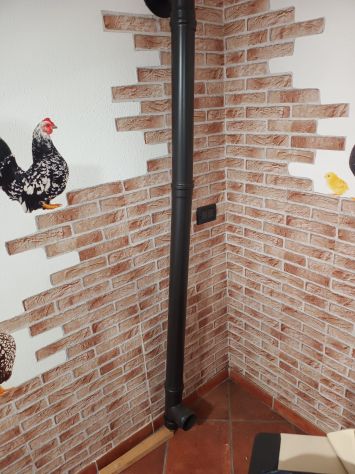Stufa a pellet Sideros 10kw, usata pochissimo, perfetta in tutte le sue parti, - Foto 7