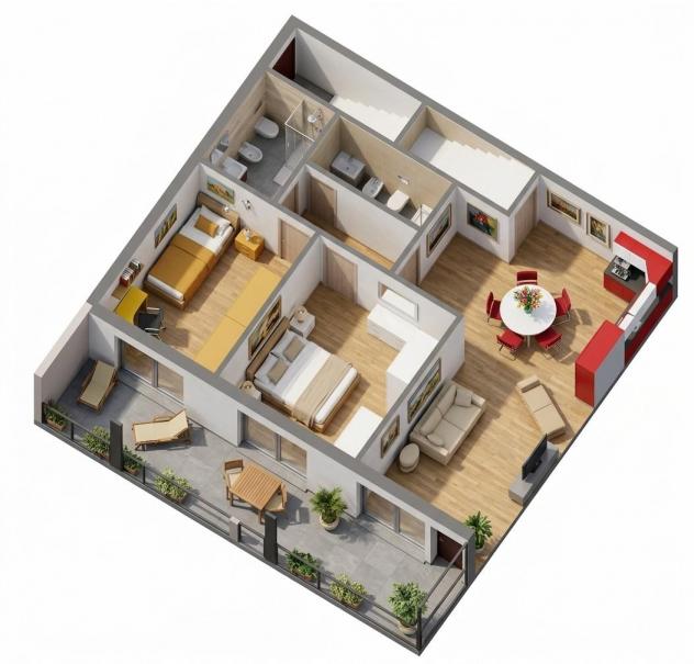 Appartamento in vendita a Colle di Val d'Elsa 105 mq Rif: 1453937
