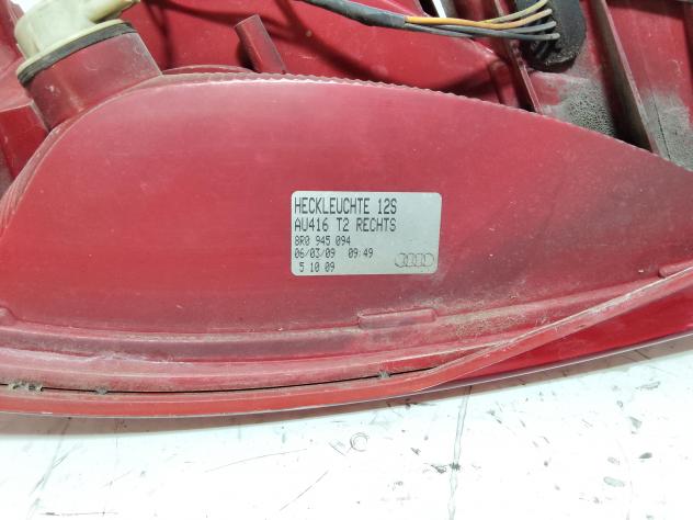 STOP FANALE POSTERIORE DESTRO AUDI Q5 Serie (8RB) 8R0945094 (0812) - Foto 8