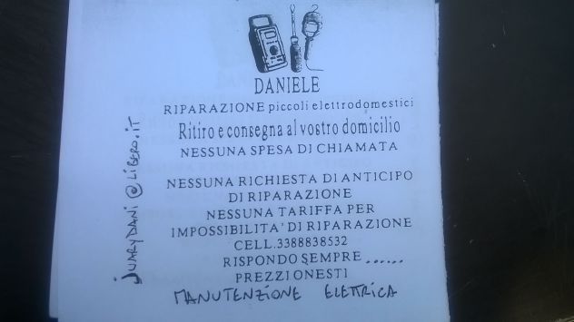 Manutenzione elettrica/elettronica