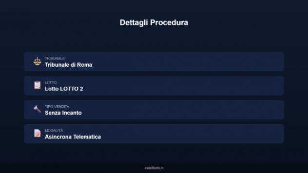 Immobile in asta di 58 m², box auto in vendita a Roma - Foto 12