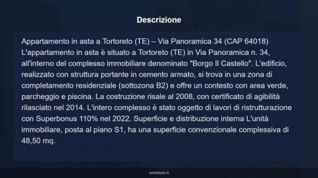 Immobile in asta di 48 m² in vendita a Tortoreto - Foto 9