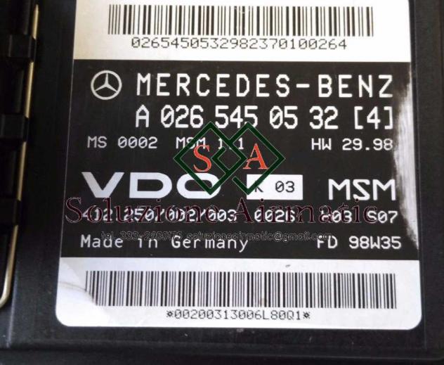 Mercedes Classe A 1.6 W168 centralina motore A0265450532 - Foto 2