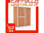 Box in Acciaio Zincato Casetta da Giardino in Lamiera 1.55 x 1.00 m x h1.92 &hellip;