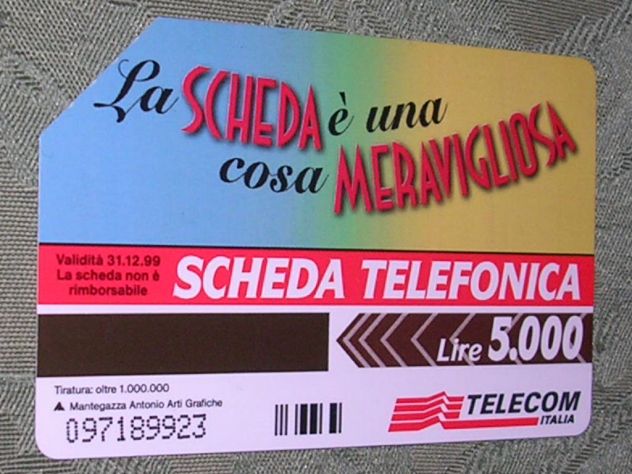 SCHEDA TELEFONICA ITALIA 59